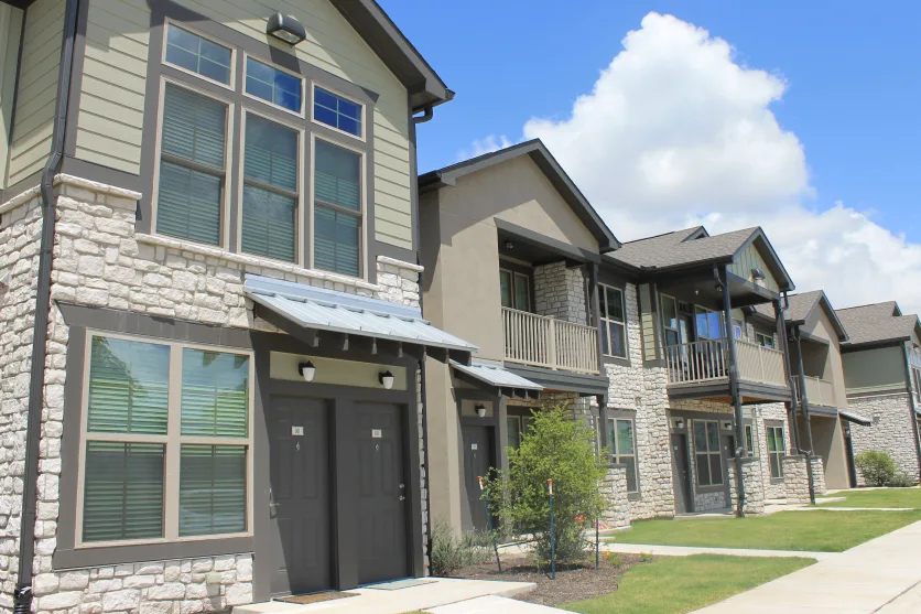 Buda TownhomeStyle Apartments For Rent Springs at Sunfield